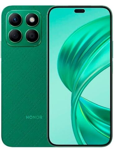 fly bl4237 телефон: Honor X8, 128 ГБ, цвет - Зеленый, Гарантия, Сенсорный, Отпечаток пальца