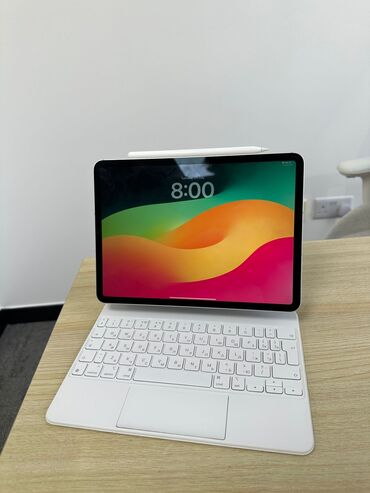 клавиатура для планшета бишкек: Планшет, Apple, память 512 ГБ, 10" - 11", 5G, Б/у, С клавиатурой цвет - Белый