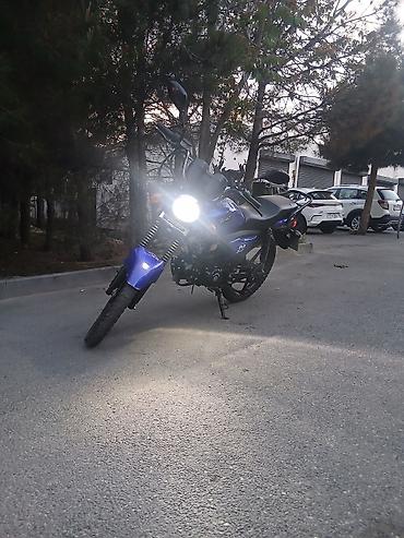4 ayaq: Moped/Motosiklet – “M50” model (benzinli) - Rəng: mavi - Arxa baqaj — 3