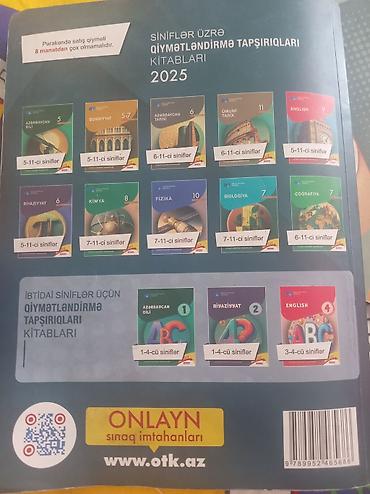 varli ata kasib ata: Riyaziyyat – 2025 Test Toplusu (9 illik) Dövlət İmtahan Mərkəzi — 2