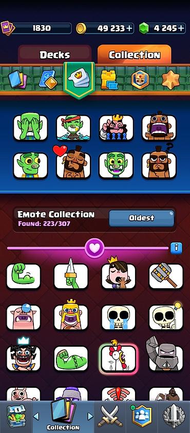 oyun alanı: 8 ilin hesabıdır,220dən emoji var,2-3 dəfə pass alınıb,yeni sezonun — 2