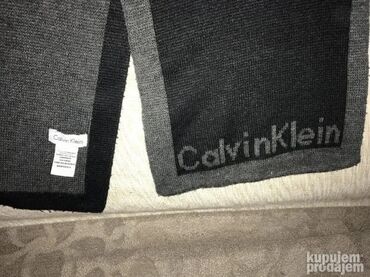 Kape i aksesoari: Original GANT šal NOV 100% Wolle Crna boja Sirina 25cm duzina — 11