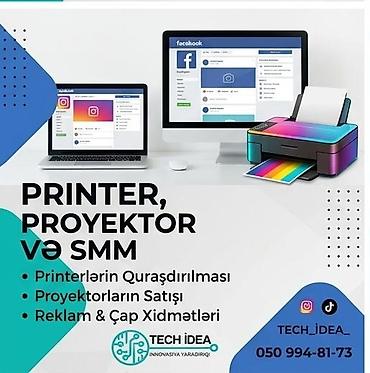 принтеры в баку: Printer, Proyektor və SMM xidmətləri - Printerlərin quraşdırılması və — 1