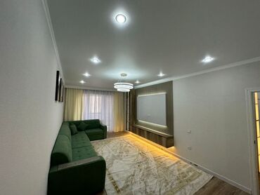 квартиры чайка: 1 бөлмө, 54 кв. м, Элитка, 7 кабат, Евроремонт