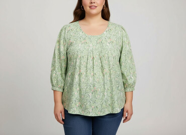 oversize bluzy: Bluzka damska, rozmiar 6XL
