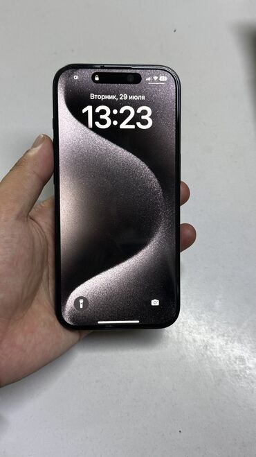 телефон за 15000 сом бишкек: IPhone 15 Pro, Колдонулган, 128 ГБ, Black Titanium, 91 %