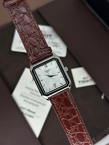 Личные вещи: Tissot kvadrat formalı klassik qol saatı Dunyanin en nazik qol — 3