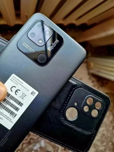 мощный телефон: Xiaomi, Redmi 10C, Б/у, 256 ГБ, цвет - Черный, 2 SIM