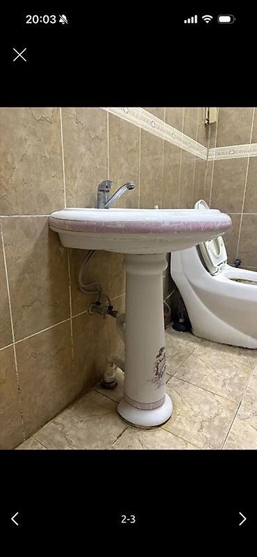 tülpan şəkilləri: Ayaqüstü əl-üz yuma lavabosu (pedestal tip) - Material: sanitariya — 2