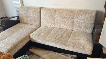 2.el divan yatak: Künc divan, Açılan