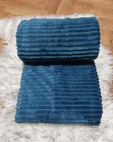 Ćebad i pokrivači: Mekane dekorativne prekrivače/ćebad sa reljefnim (rebrastim) dezenom — 4