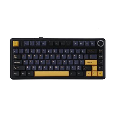 aula f75 купить: - Клавиатура AULA F75 RU/EN (Black/Light Blue) - это стильная и