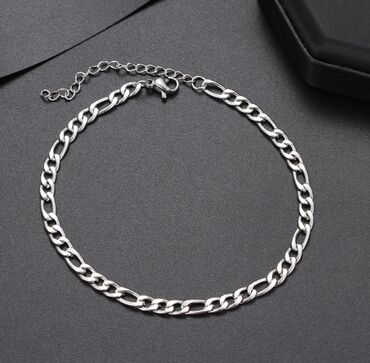 Jewellery: Chain bracelet, Material: Stainless steel