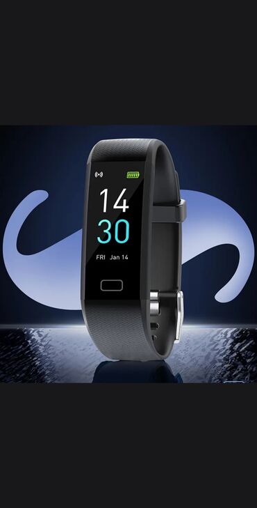 Smart saat, Smart, Sensor ekran, rəng - Qara