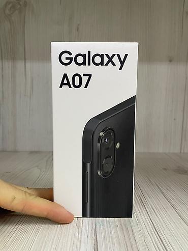 Samsung Galaxy A07, Новый, 128 ГБ, цвет - Черный, В рассрочку, 2 SIM