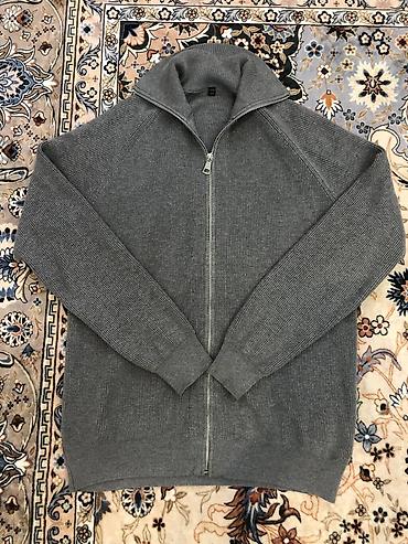 кардиган женский: Мужской свитер, 2XL, Gap, Новый, цвет - Серый — 2