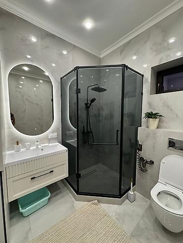 Душевые кабины: Душевая кабина Прямоугольная, Покрытие: Антикапельное — 11