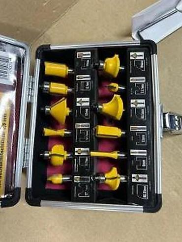 merdevine subotica: KRAFT Werkzeuge set glodala za drvo – 12 delova, u aluminijumskoj — 1