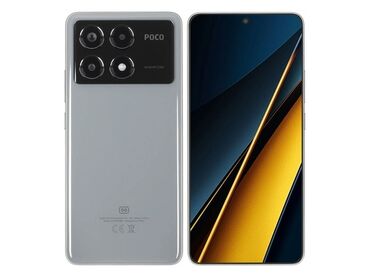 купить телефон поко: Poco X6 Pro 5G, 512 ГБ, түсү - Боз, 2 SIM