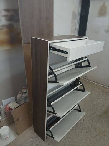 Гарнитуры для прихожей: Гарнитур для прихожей, Вешалка, ДСП, цвет - Белый — 7