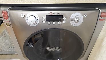 ariston alan: Paltaryuyan maşın Hotpoint Ariston, 9 kq, İşlənmiş, Avtomat, Qurutmasız, Kredit yoxdur, Ünvandan götürmə — 2