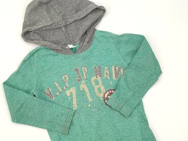 biały sweterek z perełkami: Sweatshirt, 3-4 years, 98-104 cm, condition - Fair