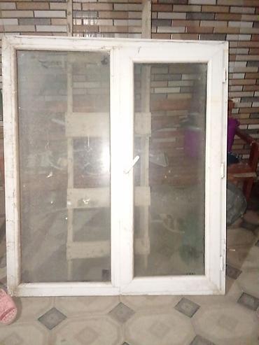 canavar sekilleri profil ucun: Plastik pəncərə çərçivəsi – 2 bölməli - Material: ağ PVC profil - — 2