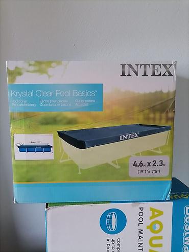 151 pcs: INTEX Rectangular Frame Set hovuz dəsti - Ölçü: 4,50 m x 2,20 m x 84 — 2