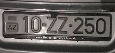 Qeydiyyat nişani 10-ZZ-250