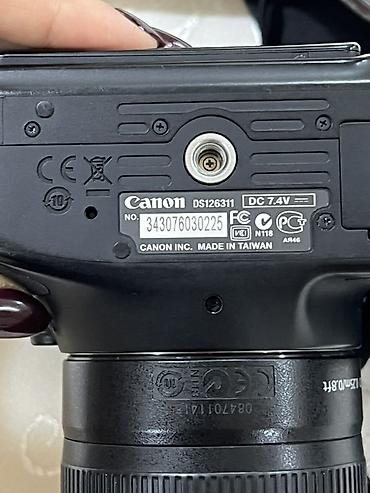 Фотоаппараты: Canon EOS 600D DSLR fotoaparat + 18-55mm obyektiv dəsti Ps: çox az — 9