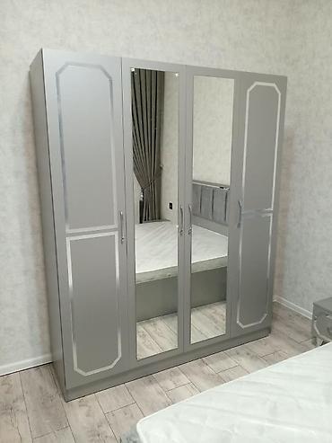 Yataq otağı dəstləri: Klassik üslubda mebel dəsti - Geniş qarderob: 6 qapılı, iki tam — 18