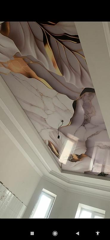 Натяжной потолок: Натяжной потолок Матовое, 3D потолки, Глянцевое Монтаж, Бесплатный замер, Гарантия — 5