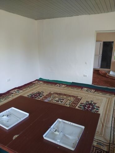 сдаю дом долгосрочно кызыл аскер: 35 кв. м, 4 бөлмө, Забор, тосулган, Жертөлө, ороо