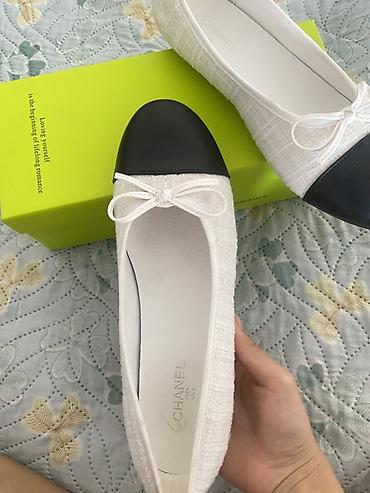Туфли: Туфли, 40, Chanel, Новый, цвет - Белый, Платная доставка — 2
