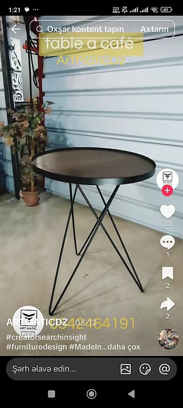 restoran stullari: Minimal dizaynlı kafe mebelləri - Bar tabureləri: Dairəvi ağac — 6