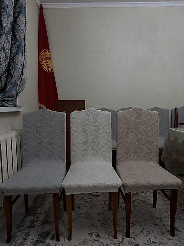 Чехлы для мягкой мебели: Чехлы на стулья с высоким спинкой - Эластичные чехлы на стулья без — 1