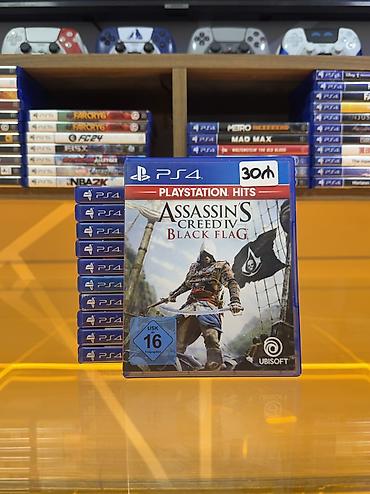 Video oyunlar və konsollar: Assasins Creed Black Flag-PS4 diski Oyun diski tam işlək — 1