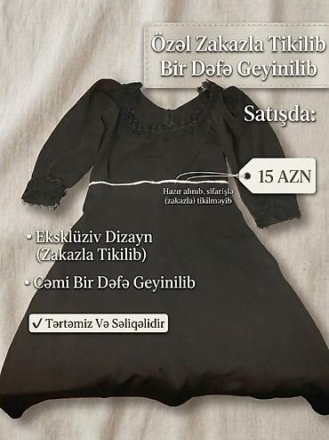 wolt geyimi: Özəl zakazla tikilmiş qara don. Xüsusiyyətlər: - Eksklüziv dizayn — 1