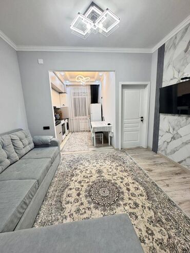 купить квартиру в клубном доме бишкек: 2 бөлмө, 34 кв. м, Элитка, 2 кабат, Евроремонт