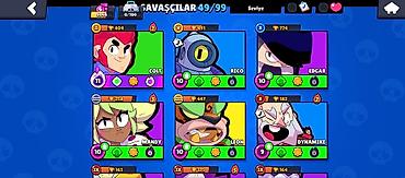 Sikkələr: Brawl Stars hesabı – RAMKO profili - Kupa: mövsüm rekordu 8068, ümumi — 22