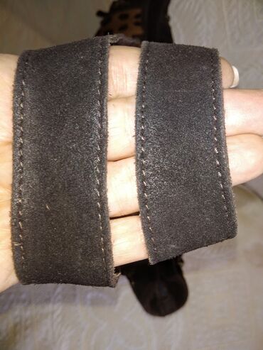 Torbe: Fantastična kožna braon torba sa prirodnom dlakom Odlična skupocena i — 14