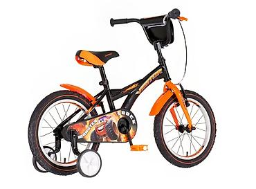 koledzice za decake: Bicikl kids Visitor Truck 16" – crno/narandžasti UV sjaj Dečiji — 4