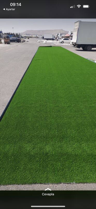 Linoleum: Qi̇ymətlər 10 azn başlayir depodan bir başa satiş suni̇ qazonlar — 12