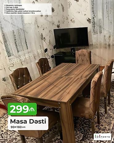 Masa Dəsti – 90×160 sm - Mexanizm: Açılmayan (əlavə seçim: açılan lalafo.az -da Masa Dəsti – 90×160 sm - Mexanizm: Açılmayan (əlavə seçim: açılan