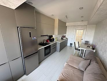 Продажа квартир: 2 комнаты, 60 м², Аламедин-1 мкр Элитка, 10 этаж, Евроремонт — 6