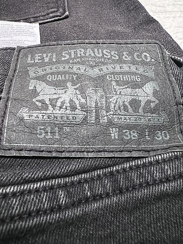 Джинсы: Джинсы Levi’s, классический черный деним 100 % ОРИГИНАЛ !!! Made in — 6