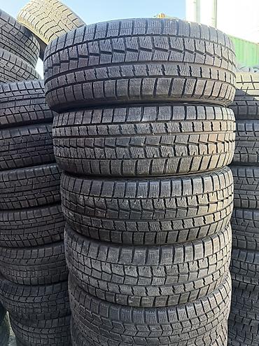 Шины 215 / 60 / R 17, Зима, Б/у, Комплект, Легковые, Япония, Dunlop