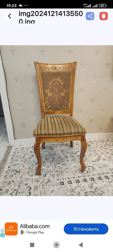 кухонный шкаф настенный: Ашкана үстөлү жана отургуч, түсү - Күрөң