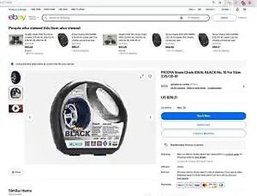 Ostalo: Lančanik za sneg PICOYA IDEAL BLACK – 9 mm - Model: IDEAL BLACK — 8