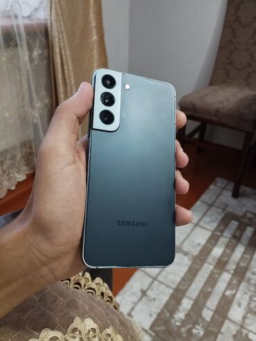 Samsung Galaxy S22 5G, 8 GB, rəng - Göy, Barmaq izi
